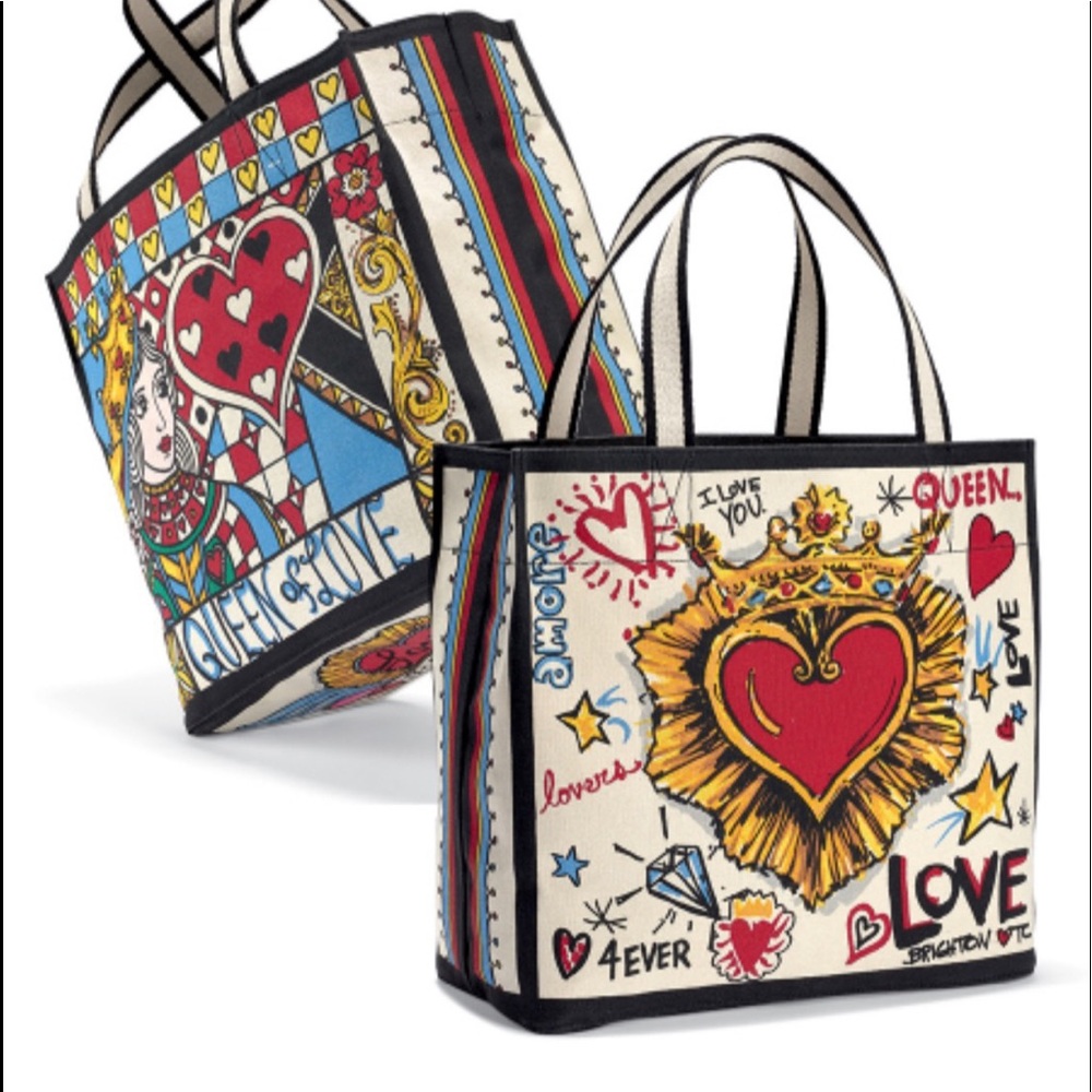 BRAND NEW ♥️ ♣️  Brighton Queen of Love Tote ♦️♠️